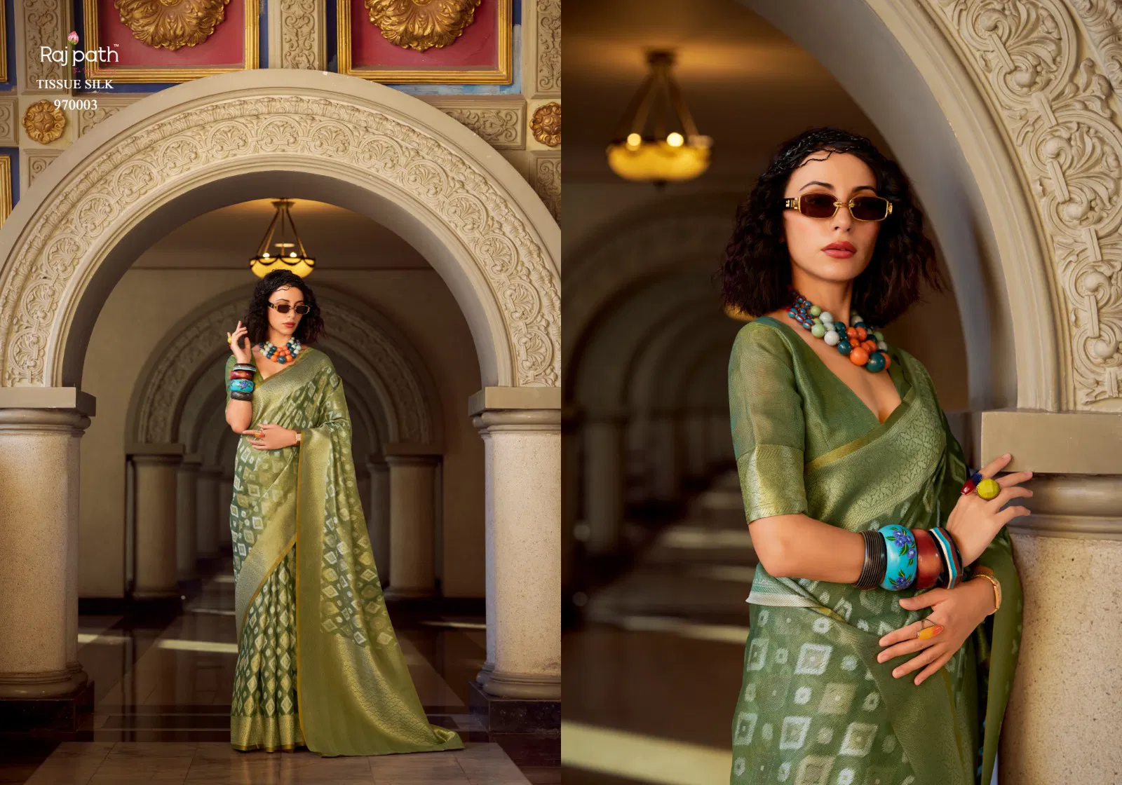 Goldmine By Rajpath Tissue Silk Designer Saree Wholesale Shop In Surat